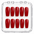 Glossy Red Press-On Nails