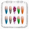 Colour Pop Leopard & Flower Press-On Nails