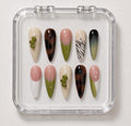 Olive Tortoiseshell & Zebra Press-On Nails