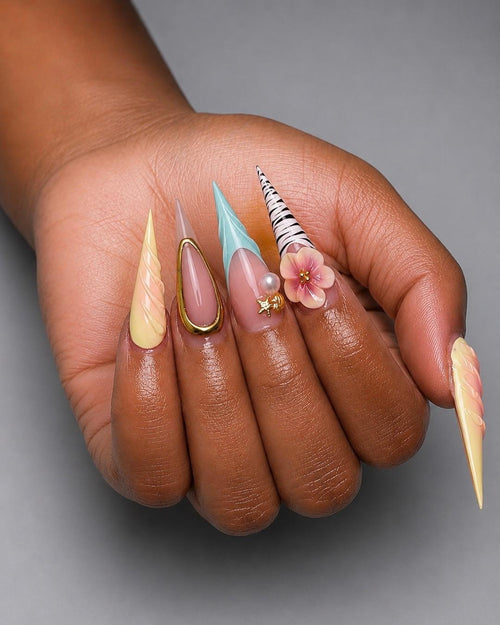 Styled nail art set