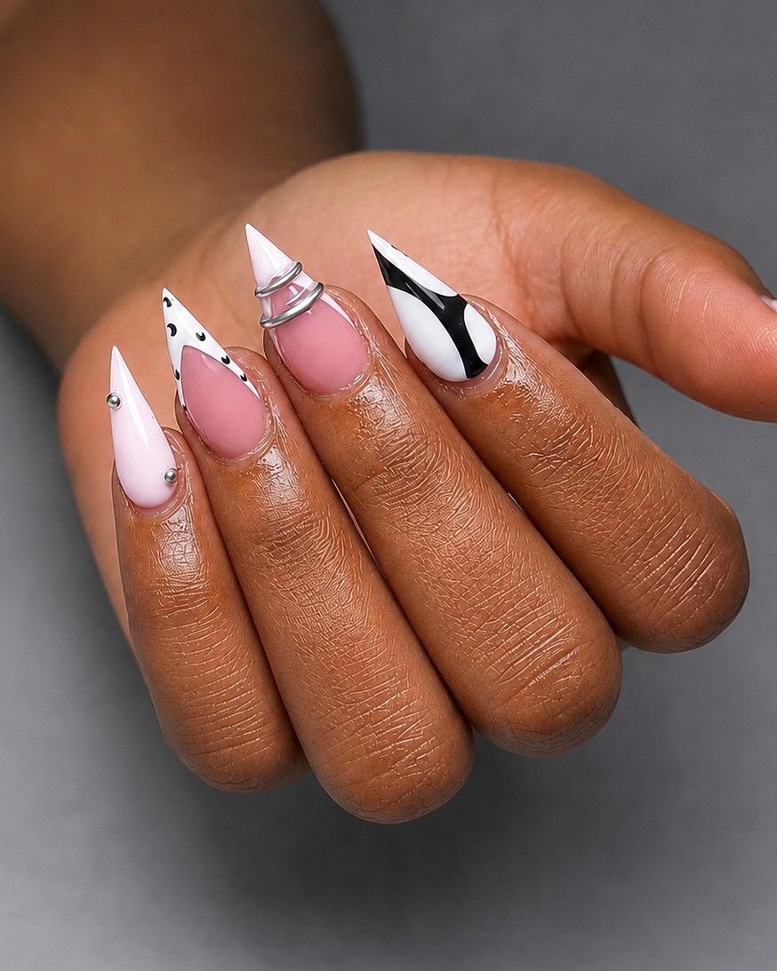 Styled nail art set