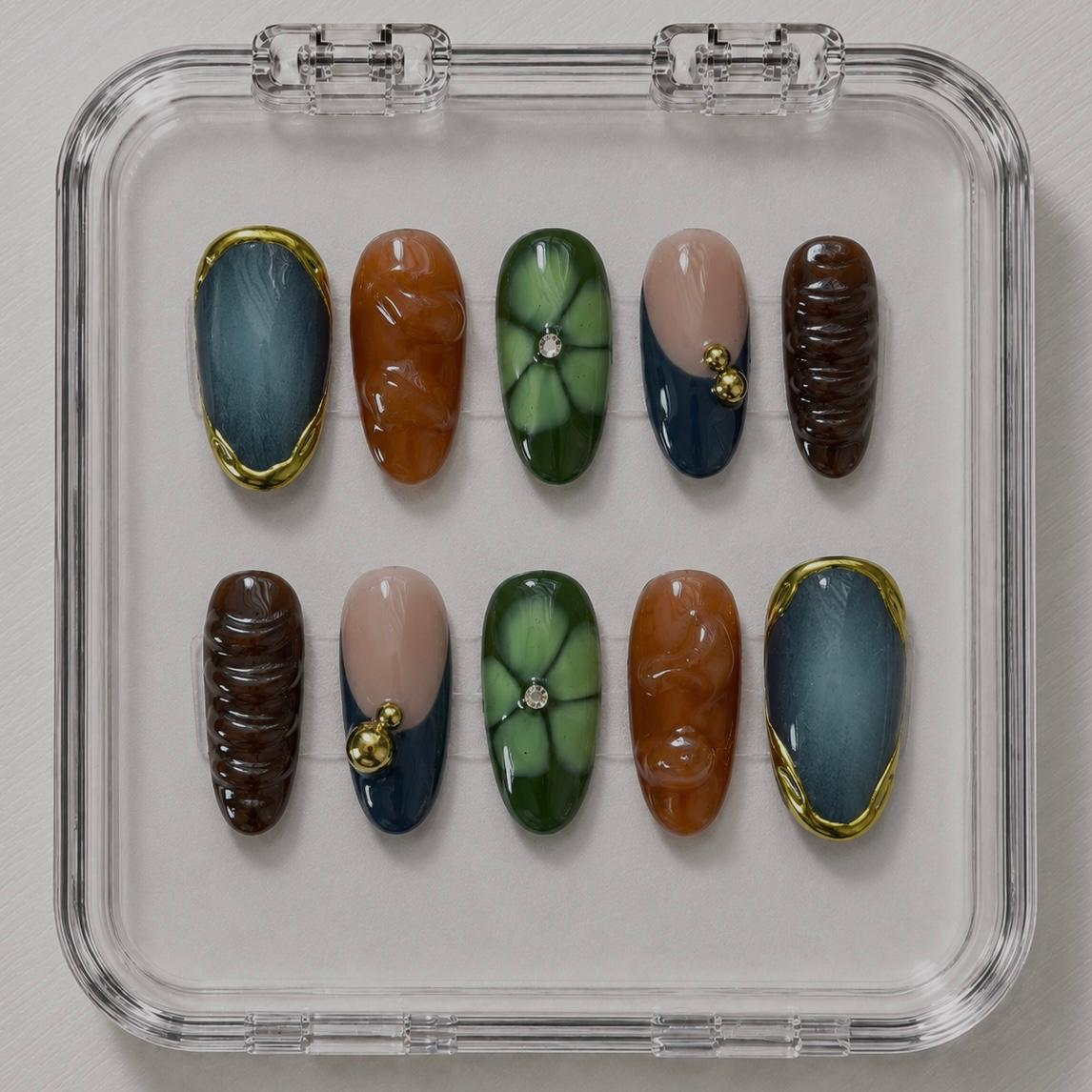Terra Luxe press-on nails
